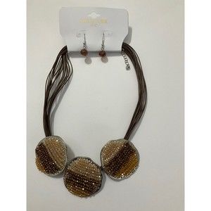 Signature NYC Necklace and Earrings Set NWT